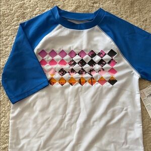 Short-sleeve rash guard for boys, brand new with tag